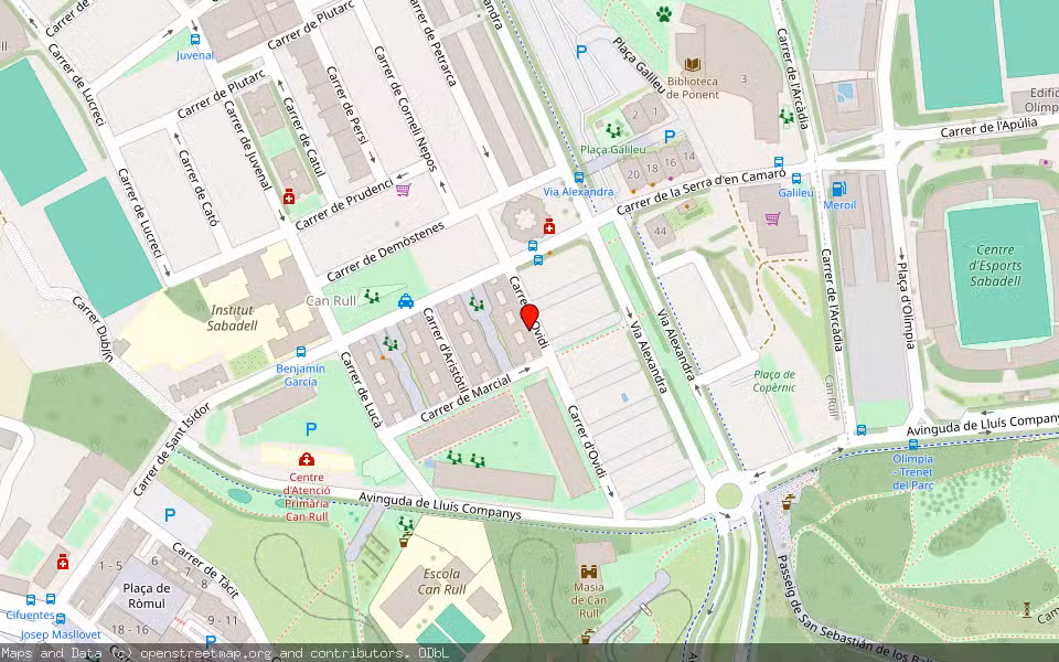 Mapa de Subasta Inmueble (Vivienda) en Sabadell, Barcelona