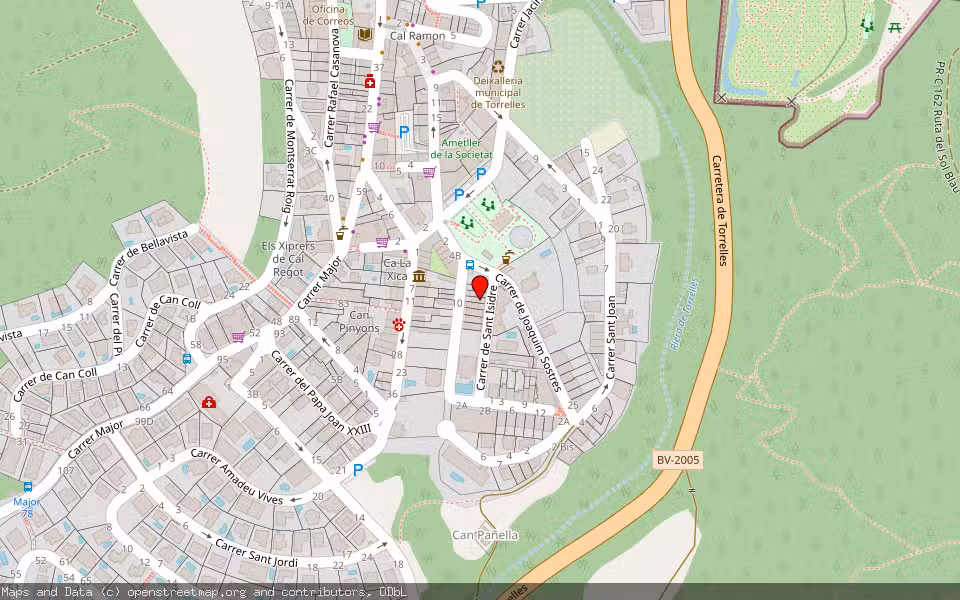 Mapa de Subasta Inmueble (Vivienda) en Gavà, Barcelona