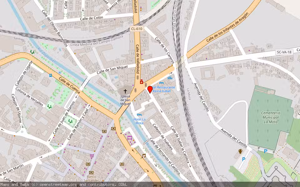 Mapa de Subasta Inmueble (Vivienda) en Medina Del Campo, Valladolid