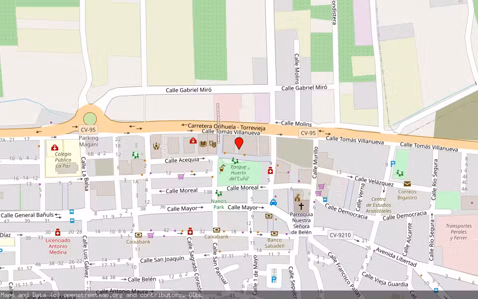 Mapa de Subasta Inmueble (Vivienda) en Bigastro, Alicante/Alacant