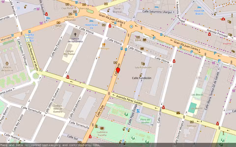 Mapa de Subasta Inmueble (Vivienda) en Logroño, La Rioja