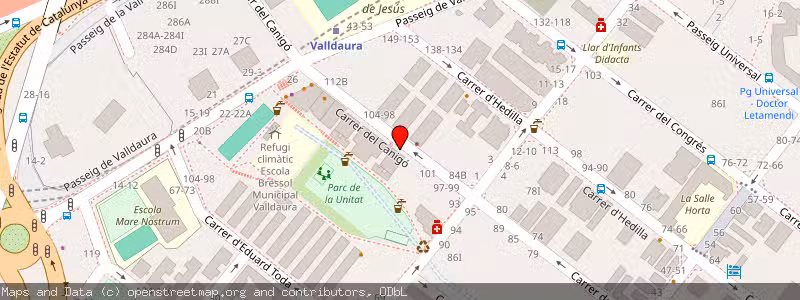Mapa de Subasta de Inmueble (Vivienda) en Barcelona, Barcelona 