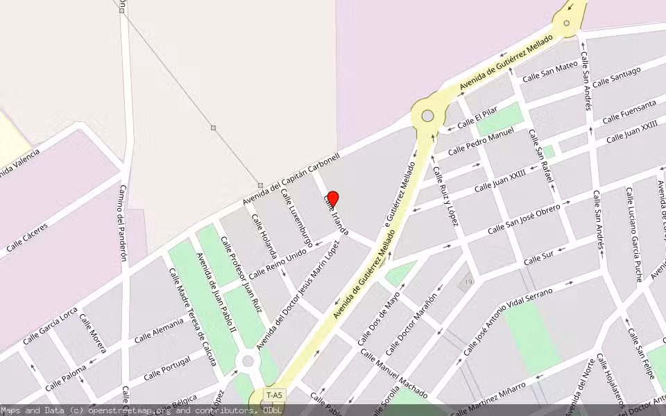 Mapa de Subasta Inmueble (Garaje) en Molina De Segura, Murcia