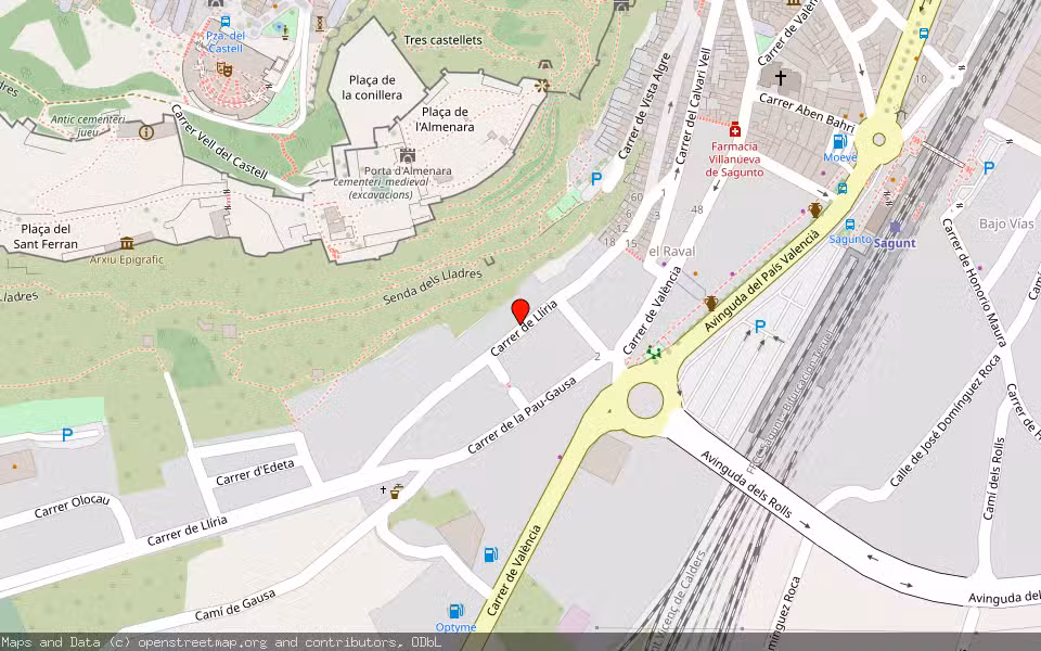 Mapa de Subasta Inmueble (Solar) en Sagunto, Valencia/València