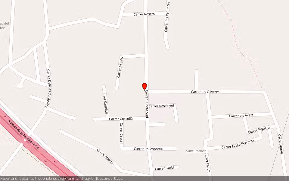 Mapa de Subasta Inmueble (Vivienda) en Picassent, Valencia/València