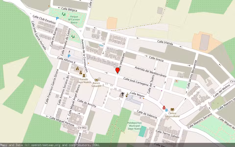 Mapa de Subasta Inmueble (Vivienda) en Daya Nueva, Alicante/Alacant