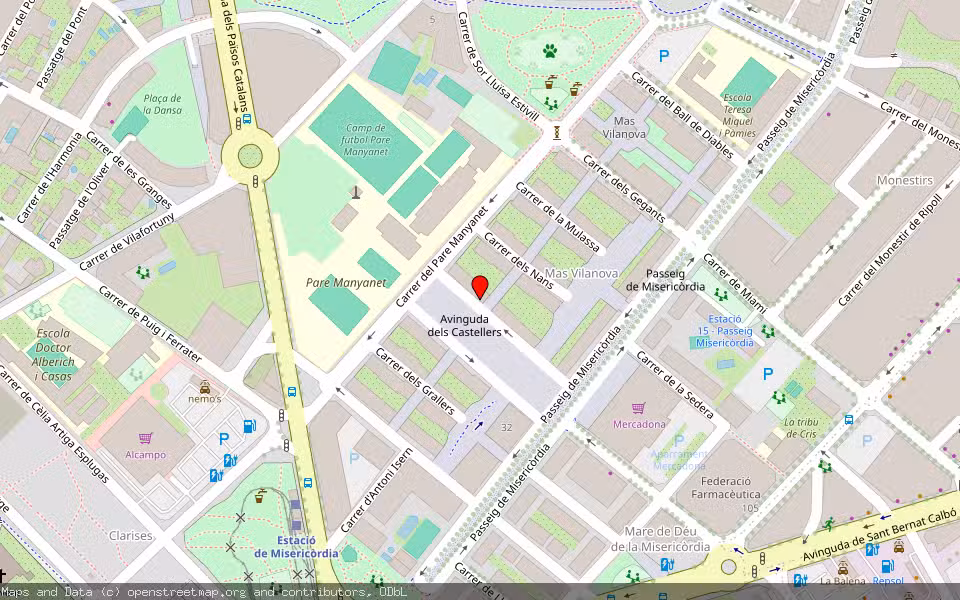 Mapa de Subasta Inmueble (Vivienda) en Reus, Tarragona