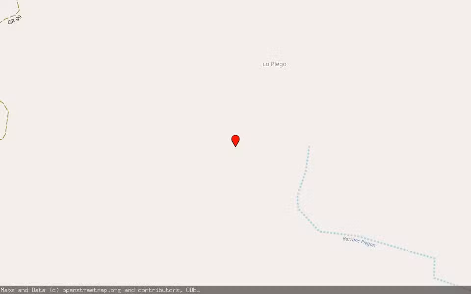 Mapa de Subasta Inmueble (Finca rústica) en Fayon, Zaragoza