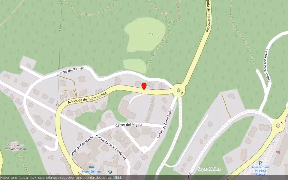 Mapa de Subasta Inmueble (Vivienda) en La Molina-alp, Girona