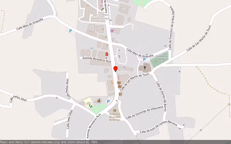 Mapa de Subasta Inmueble (Local comercial) en Bareyo, Cantabria