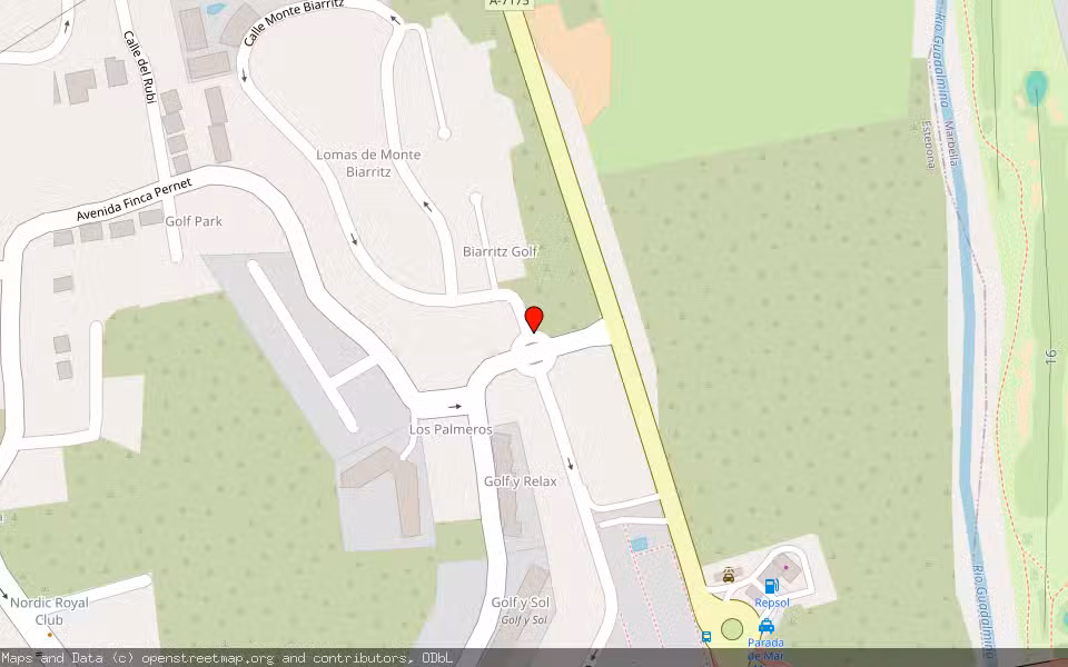 Mapa de Subasta Inmueble (Vivienda) en Estepona, Málaga