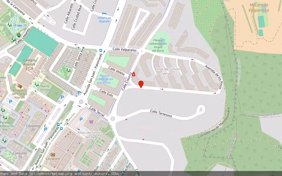 Mapa de Subasta Inmueble (Vivienda) en Mairena Del Aljarafe, Sevilla