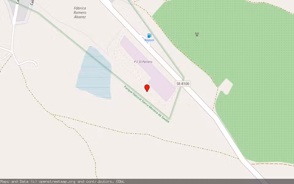Mapa de Subasta Inmueble (Solar) en Alanis, Sevilla