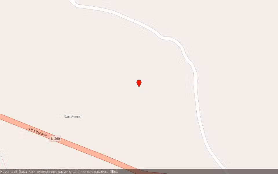 Mapa de Subasta Inmueble (Finca rústica) en Laspaules, Huesca