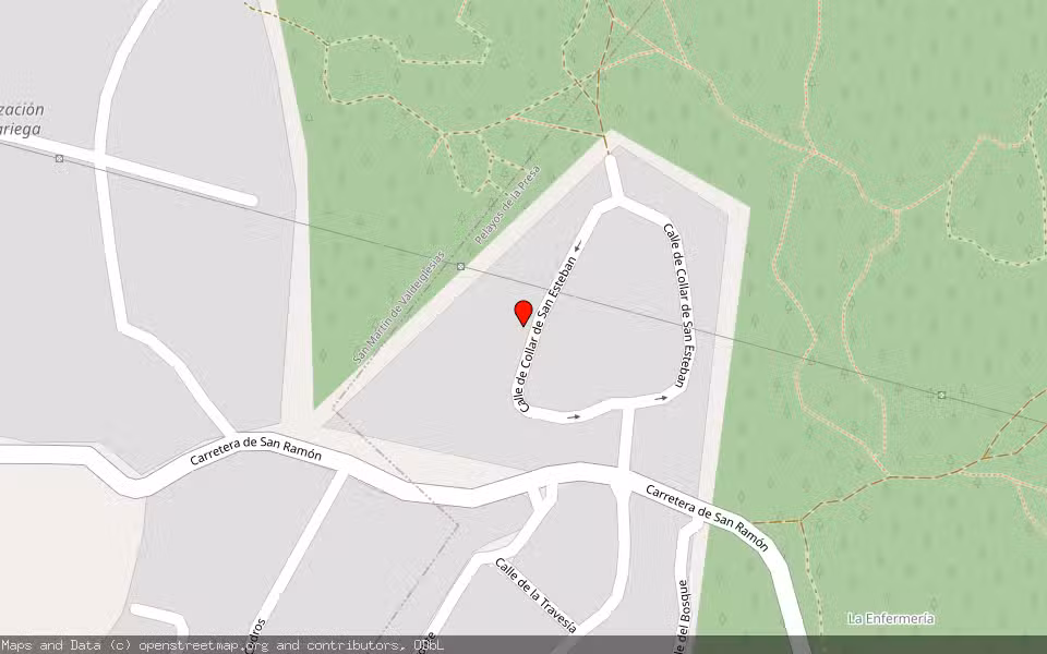 Mapa de Subasta Inmueble (Vivienda) en San Martin De Valdeiglesias, Madrid