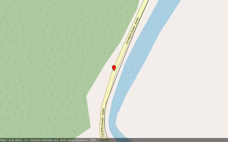 Mapa de Subasta Inmueble (Finca rústica) en Candamo, Asturias