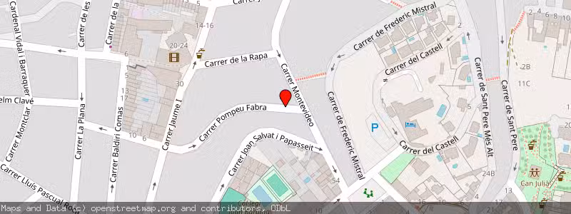Mapa de Subasta de Inmueble (Garaje) en Sant Boi De Llobregat, Barcelona 