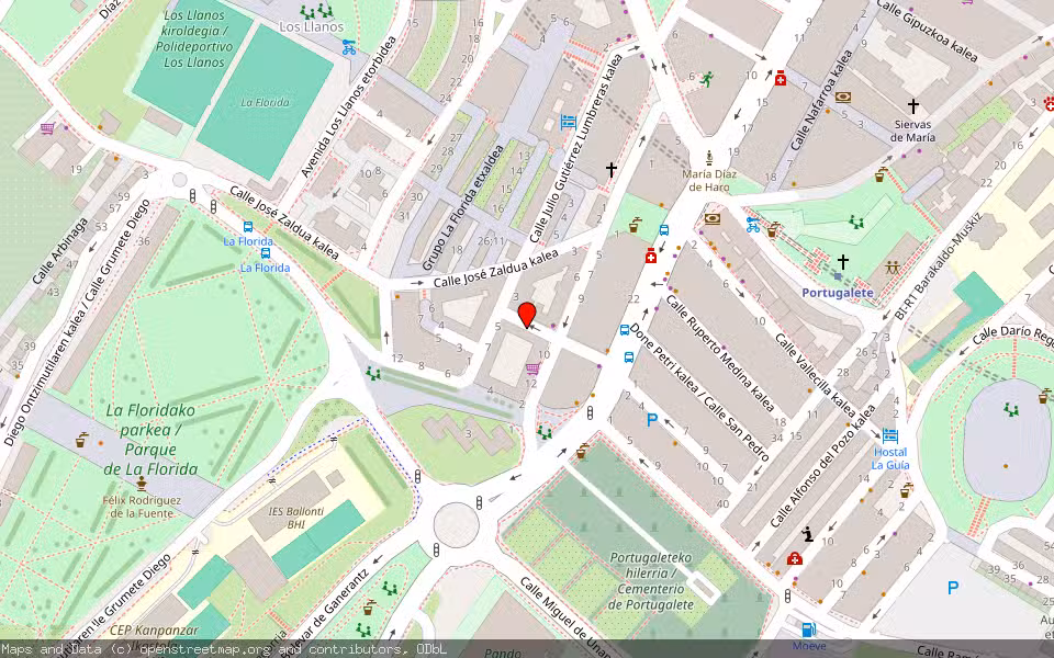 Mapa de Subasta Inmueble (Vivienda) en Portugalete, Bizkaia