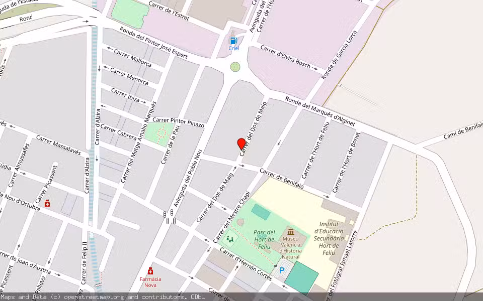 Mapa de Subasta Inmueble (Vivienda) en Alginet, Valencia/València