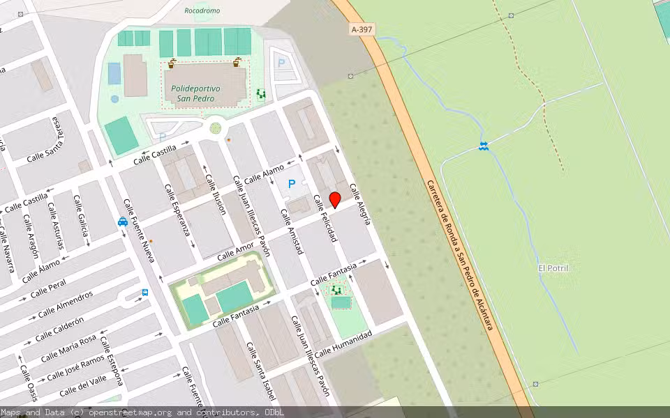 Mapa de Subasta Inmueble (Vivienda) en Marbella, Málaga