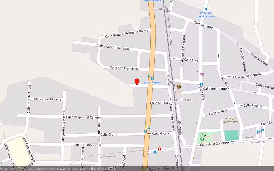 Mapa de Subasta Inmueble (Vivienda) en Murcia
