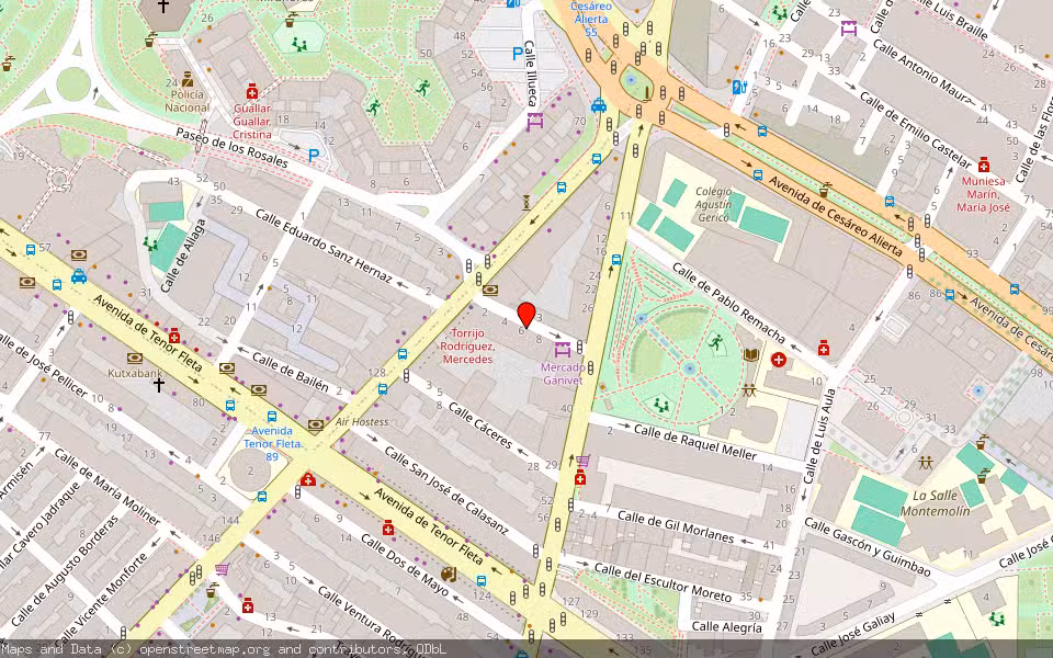 Mapa de Subasta Inmueble (Vivienda) en Zaragoza
