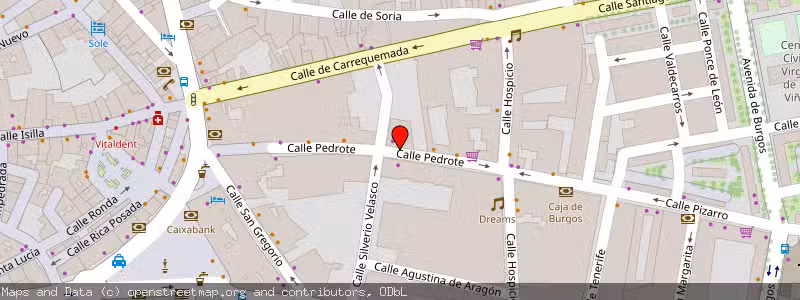 Mapa de Subasta de Inmueble (Vivienda) en Aranda De Duero, Burgos 