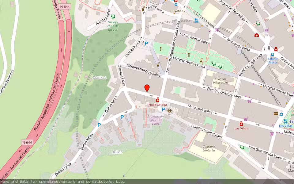 Mapa de Subasta Inmueble (Vivienda) en Santurtzi, Bizkaia