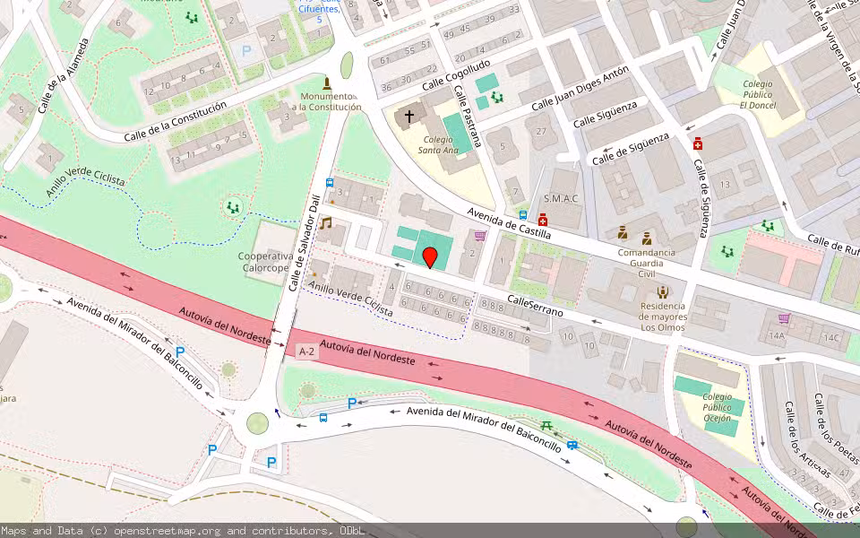 Mapa de Subasta Inmueble (Otros) en Guadalajara