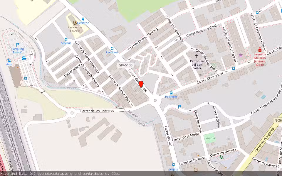 Mapa de Subasta Inmueble (Vivienda) en Figueres, Girona