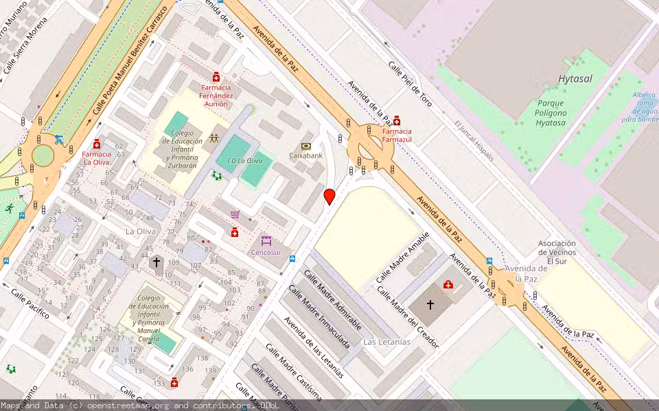 Mapa de Subasta Inmueble (Vivienda) en Sevilla
