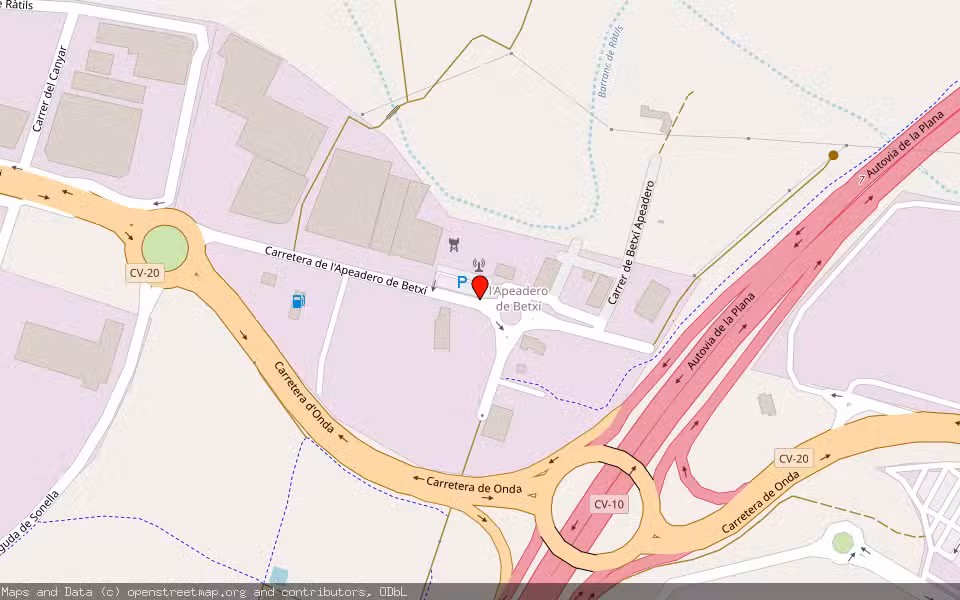 Mapa de Subasta Inmueble (Vivienda) en Onda, Castellón/Castelló