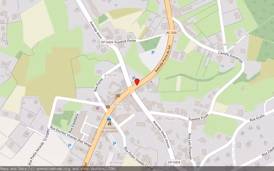 Mapa de Subasta Inmueble (Otros) en Valdoviño, A Coruña