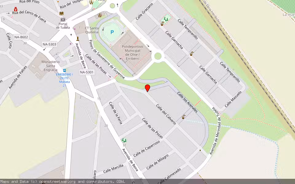 Mapa de Subasta Inmueble (Otros) en Olite, Navarra