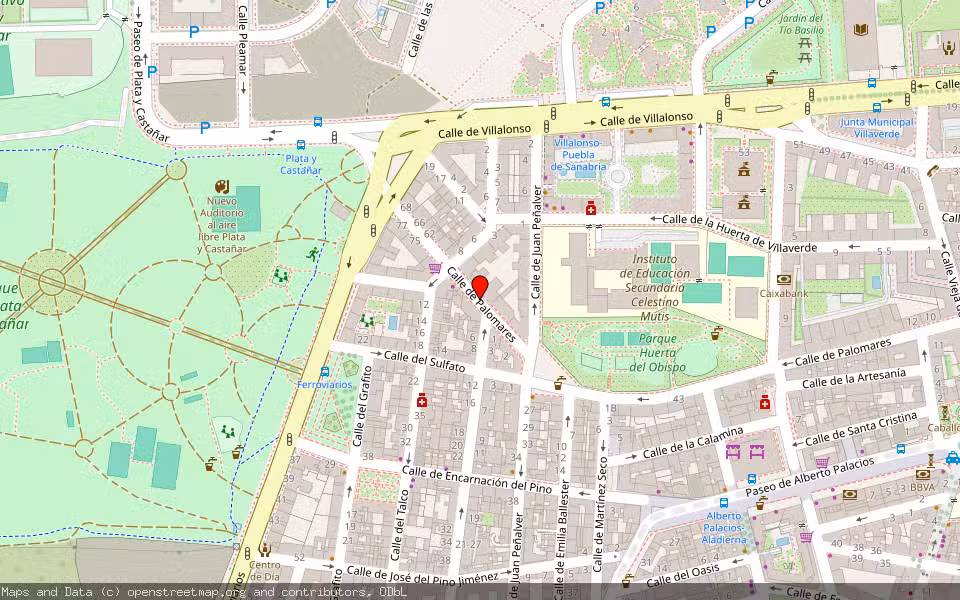 Mapa de Subasta Inmueble (Vivienda) en Madrid