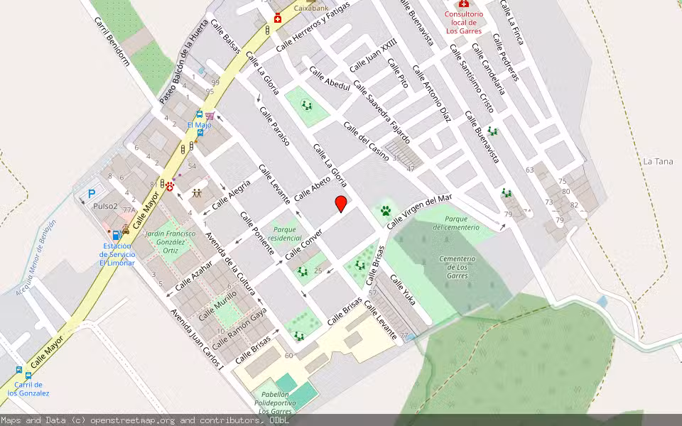 Mapa de Subasta Inmueble (Vivienda) en Murcia