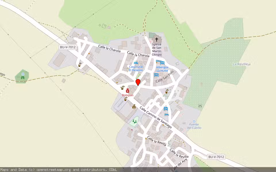 Mapa de Subasta Inmueble (Otros) en Olmos De Atapuerca, Burgos