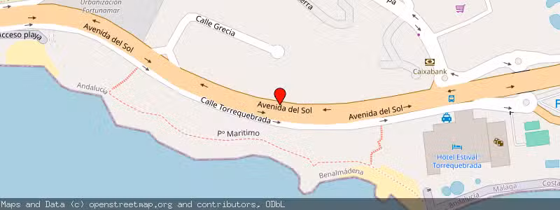 Mapa de Subasta de Inmueble (Vivienda) en Benalmadena, Málaga 