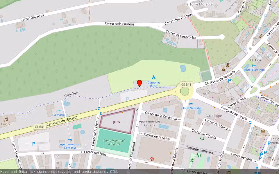 Mapa de Subasta Inmueble (Otros) en L'estartit, Girona