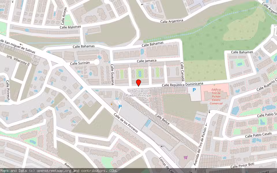 Mapa de Subasta Inmueble (Vivienda) en Orihuela Costa, Alicante/Alacant