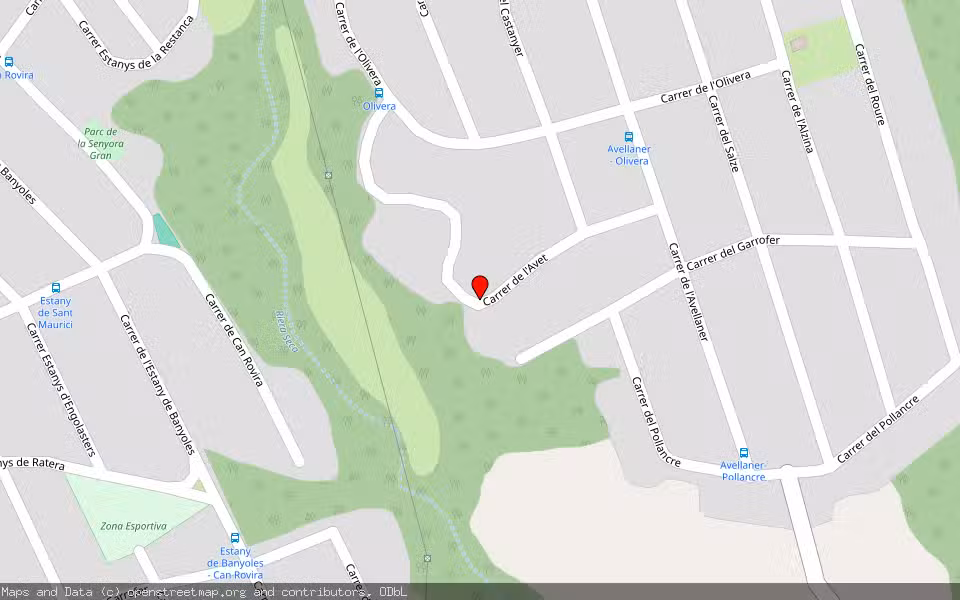 Mapa de Subasta Inmueble (Vivienda) en Liça D'amunt, Barcelona