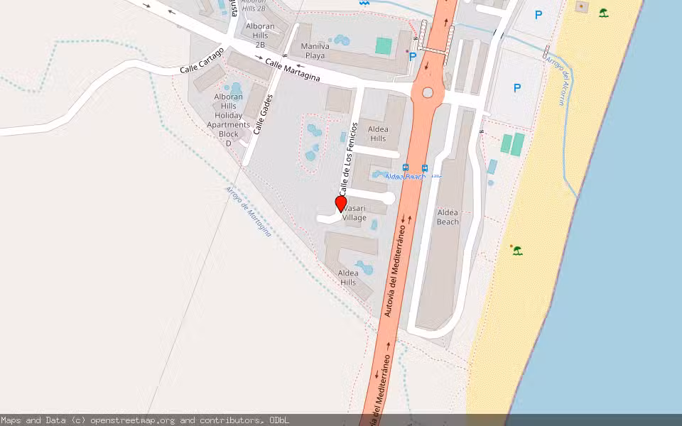 Mapa de Subasta Inmueble (Vivienda) en Manilva, Málaga