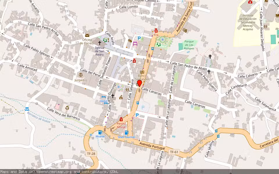 Mapa de Subasta Inmueble (Vivienda) en Güímar, Santa Cruz de Tenerife