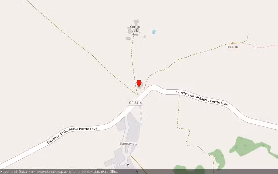 Mapa de Subasta Inmueble (Finca rústica) en Moclin, Granada