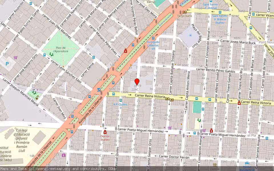 Mapa de Subasta Inmueble (Vivienda) en Elche, Alicante/Alacant