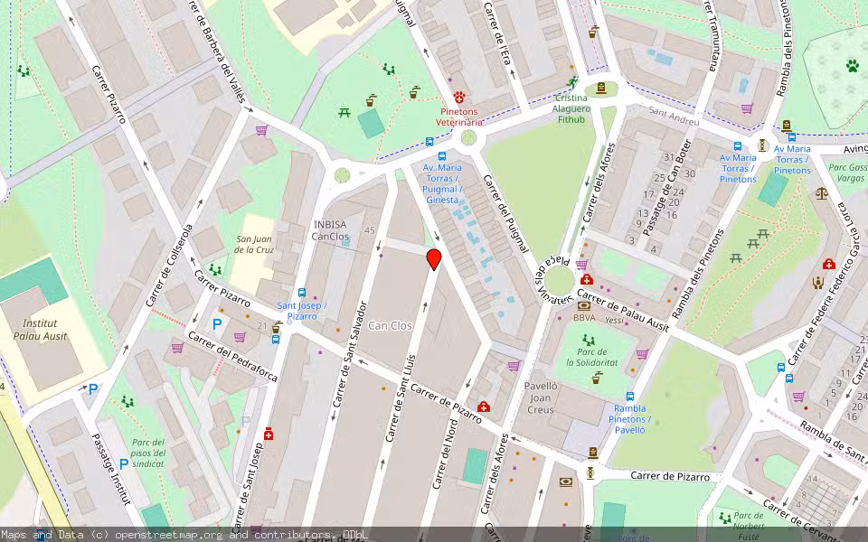 Mapa de Subasta Inmueble (Vivienda) en Ripollet, Barcelona