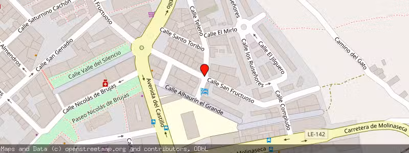 Mapa de Subasta de Inmueble (Vivienda) en Ponferrada, León 