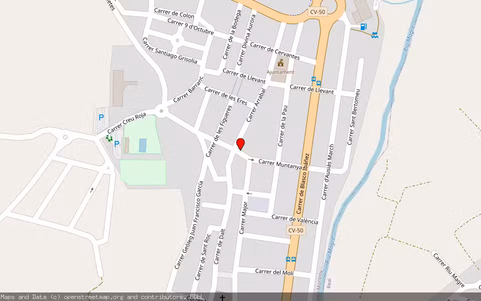 Mapa de Subasta Inmueble (Finca rústica) en Montroy, Valencia/València