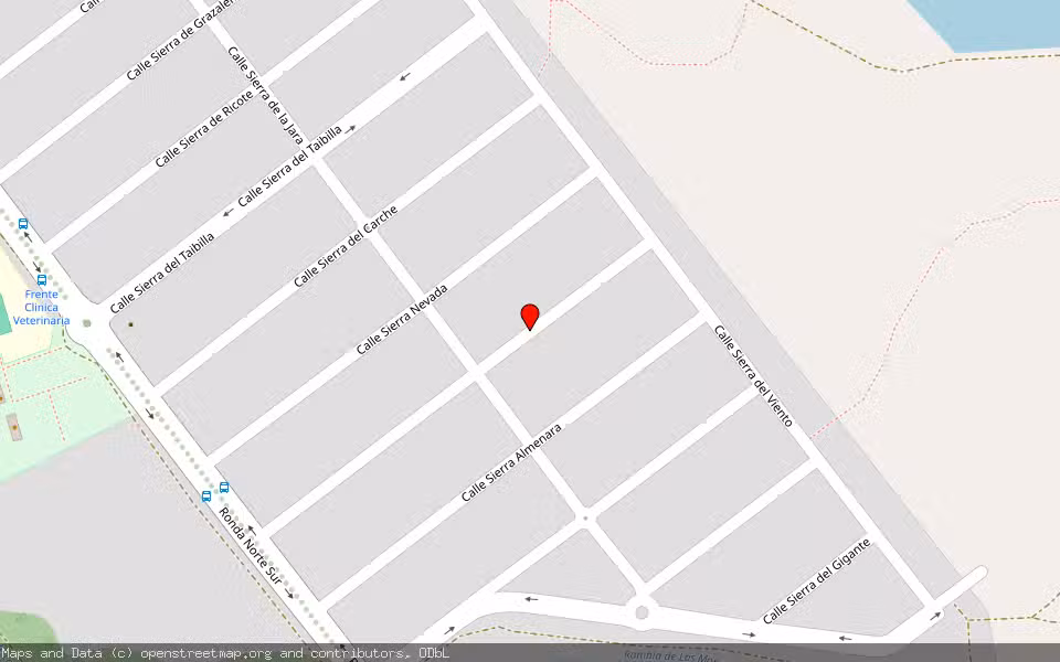 Mapa de Subasta Inmueble (Solar) en Molina De Segura, Murcia