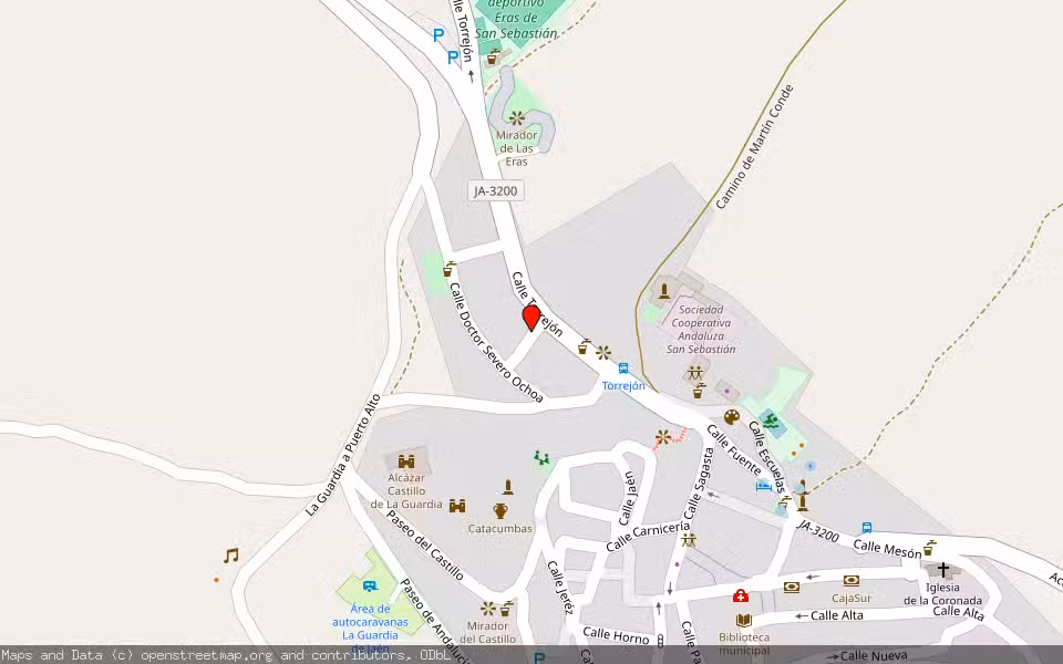 Mapa de Subasta Inmueble (Otros) en Jaen, Jaén